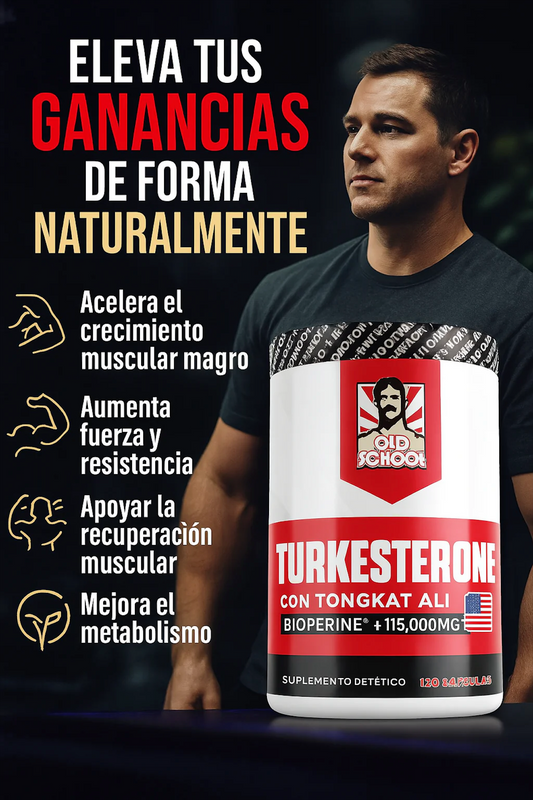 TURKESTERONE WITH TONGKAT ALI X 120 CAPS