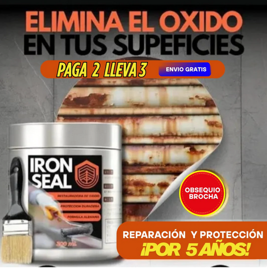 ⚡ OFERTA FLASH IRON SEAL ANTIOXIDO 500 GRAMOS + OBSEQUIO !!SOLO HOY!! 🎁